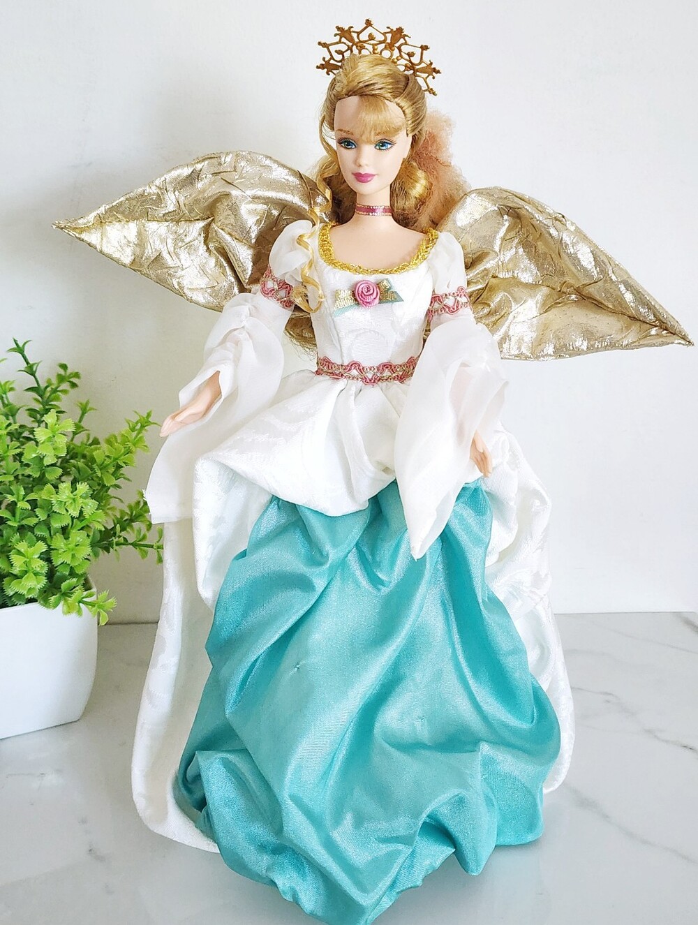 ✨️ 1998 Angel of Joy Barbie Doll Timeless Sentiments Collection Mattel Vintage